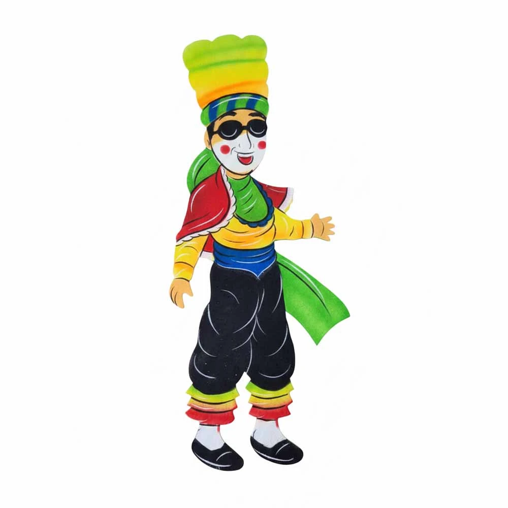 Aplique de Carnaval en Icopor de 1 Metro – Diseño por Unidad