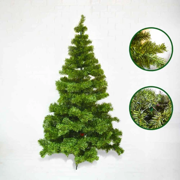 Árbol de Navidad Clásico Verde Claro 1.8m 874 Ramas