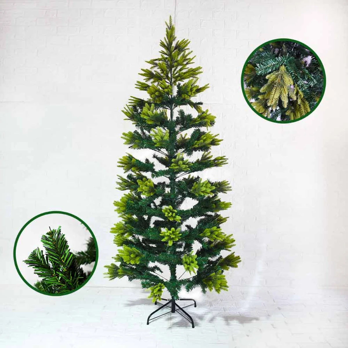 Árbol de Navidad Nórdico 2.1m 550 Ramas