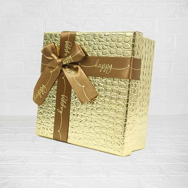 Caja De Regalo Elegante Con Lazo Pequeña