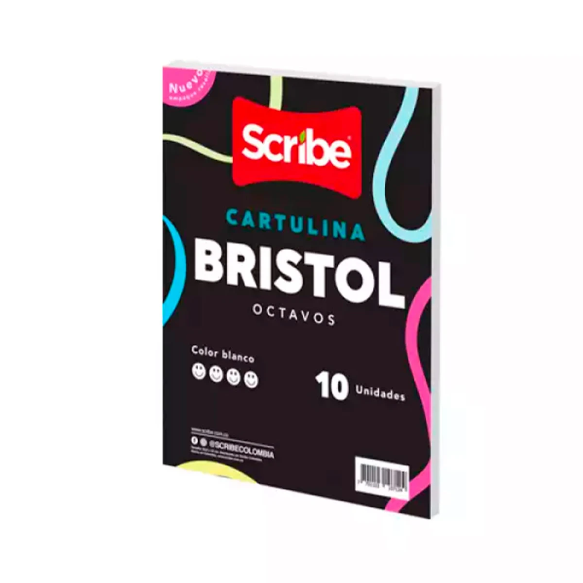 Cartulina Blanca 1/8 X10 Bristol