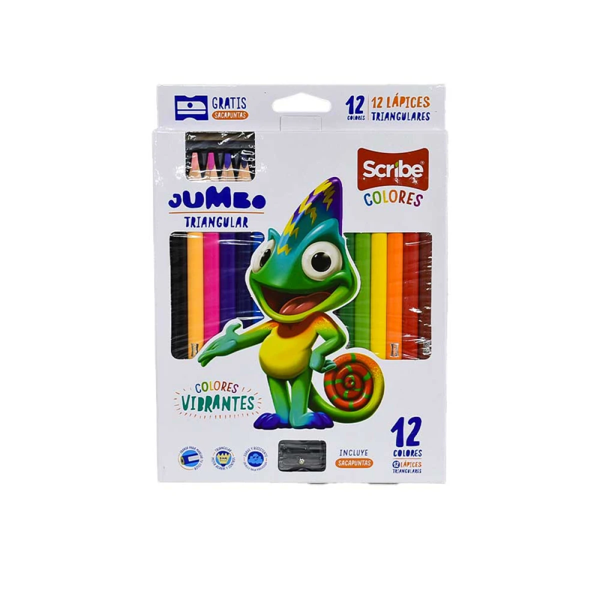 Colores Jumbo x 12 Scribe – Colores Vibrantes