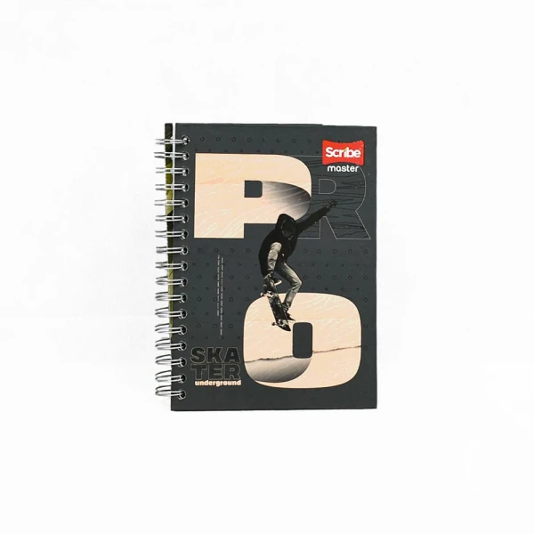 Cuaderno 5 MT 160 Hojas Scribe Master Skate – Mixto Pasta Dura