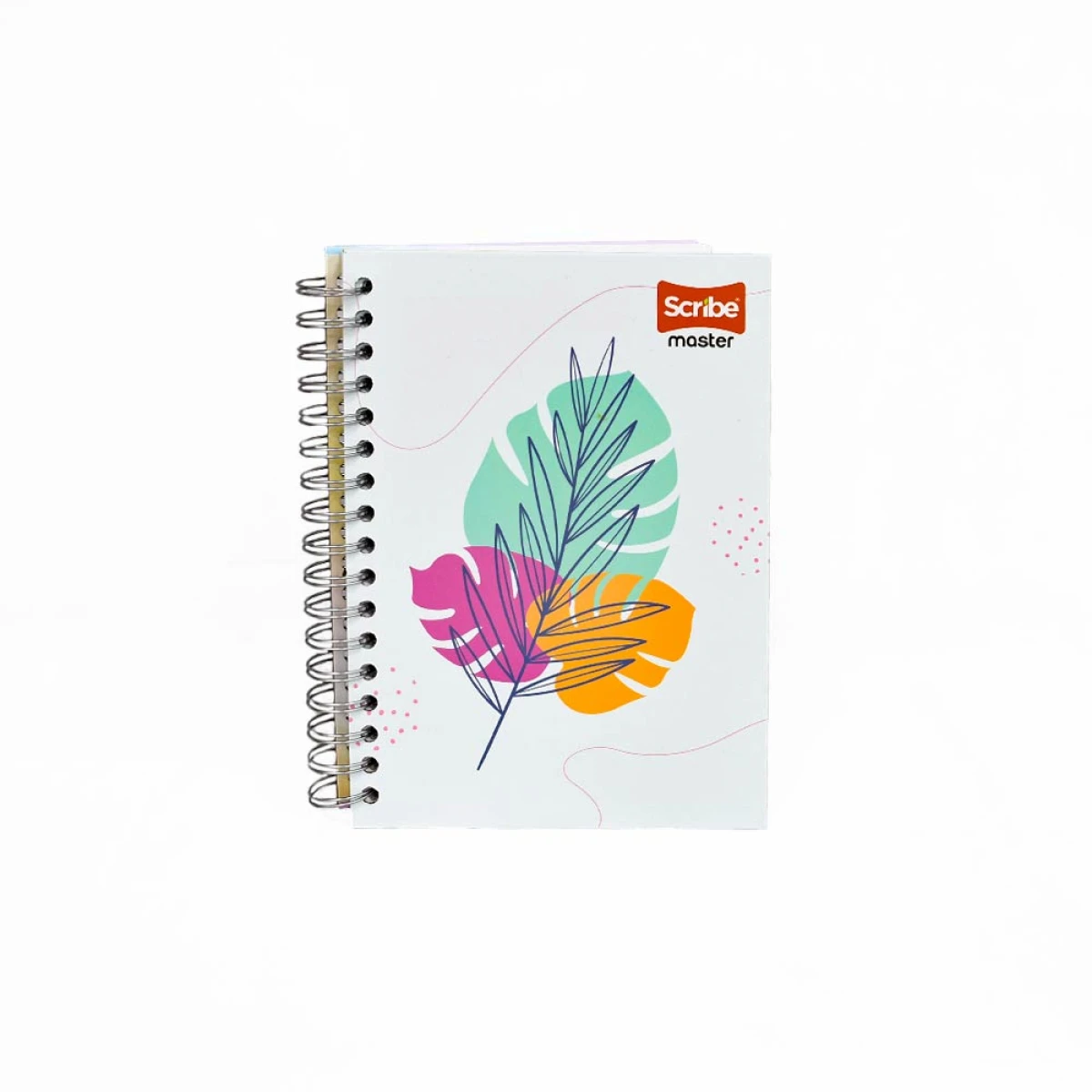 Cuaderno 5 MT Pequeño Scribe Master Tropical – 160 Hojas Cuadriculado Pasta Dura