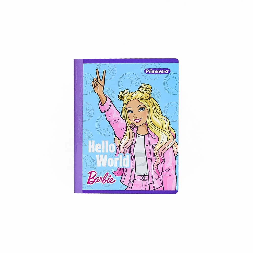Cuaderno Barbie 100 Hojas Cosido – Doble Línea