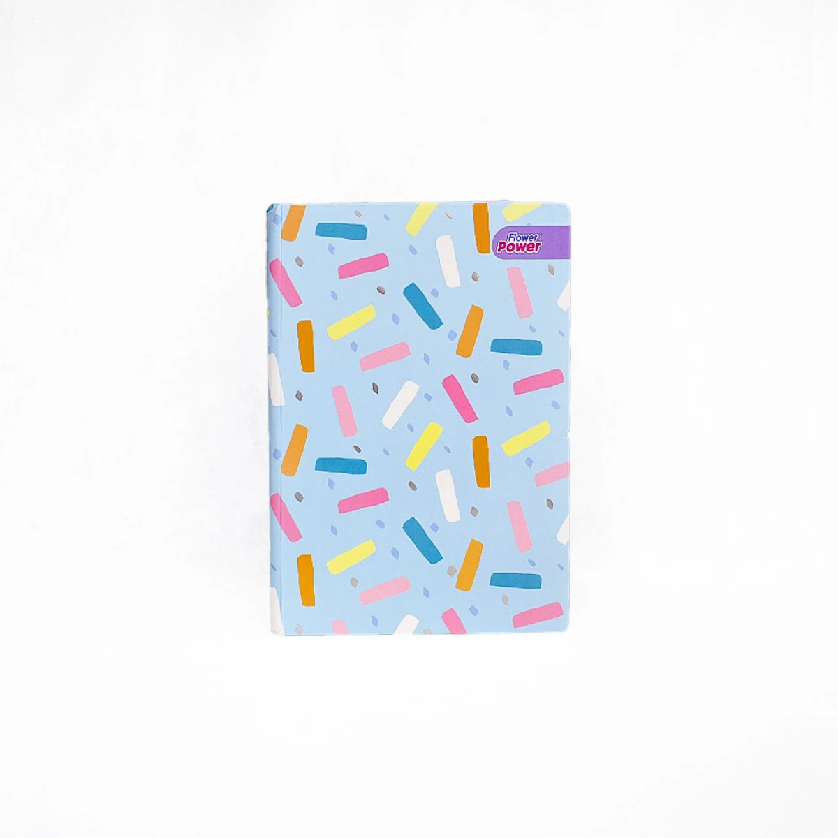 Cuaderno Cuadriculado 100 Hojas -2 Flower Power Con Stikers Pasta Dura Primavera