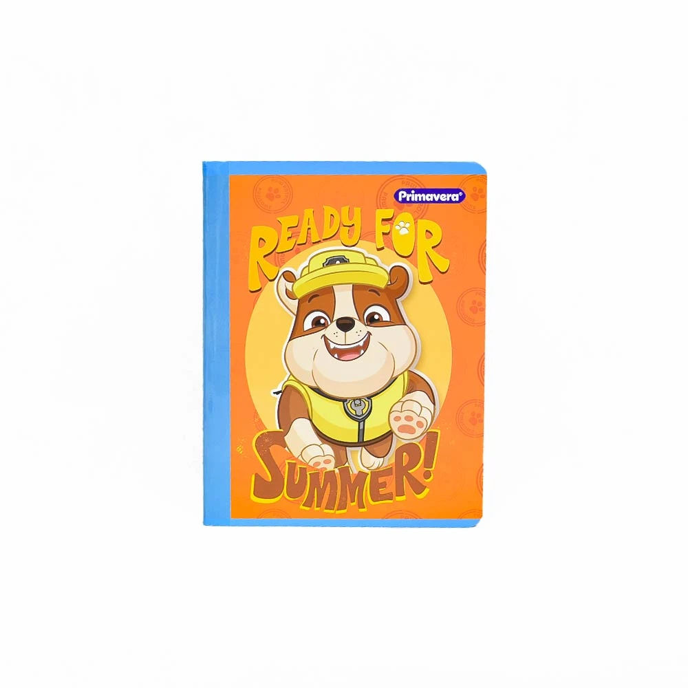Cuaderno Paw Patrol 100 Hojas Doble Línea Cosido