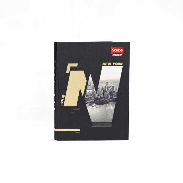 Cuaderno Rayado 100 Hojas-1 Master Mas Cosido Pasta Dura Scribe