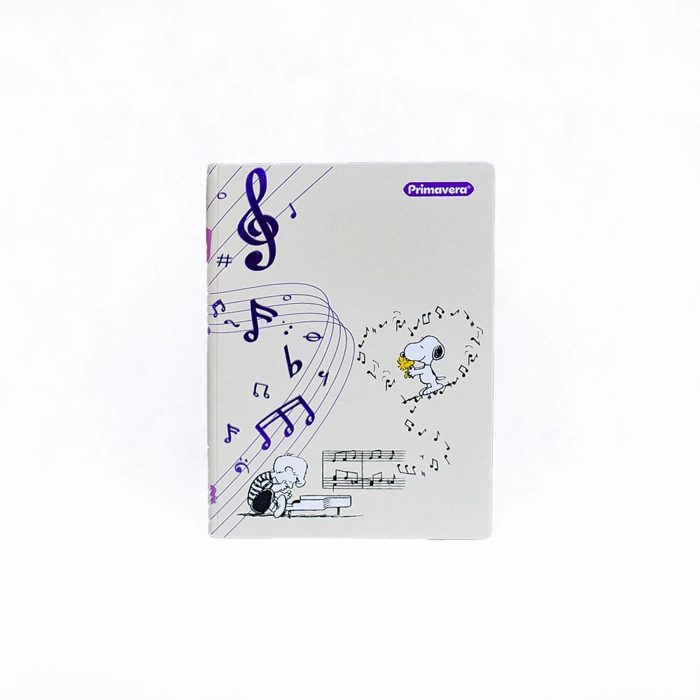 Cuaderno Rayado100 Hojas-1 Snoopy Cosido Pasta Dura Master Mas Scribe Edición Especial