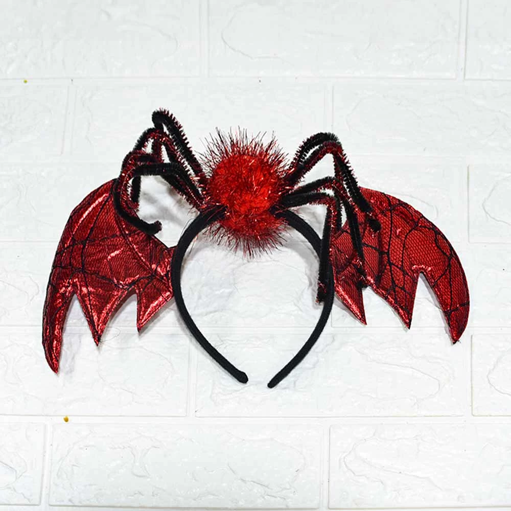 Diadema de araña con alas de Murcielago para Halloween