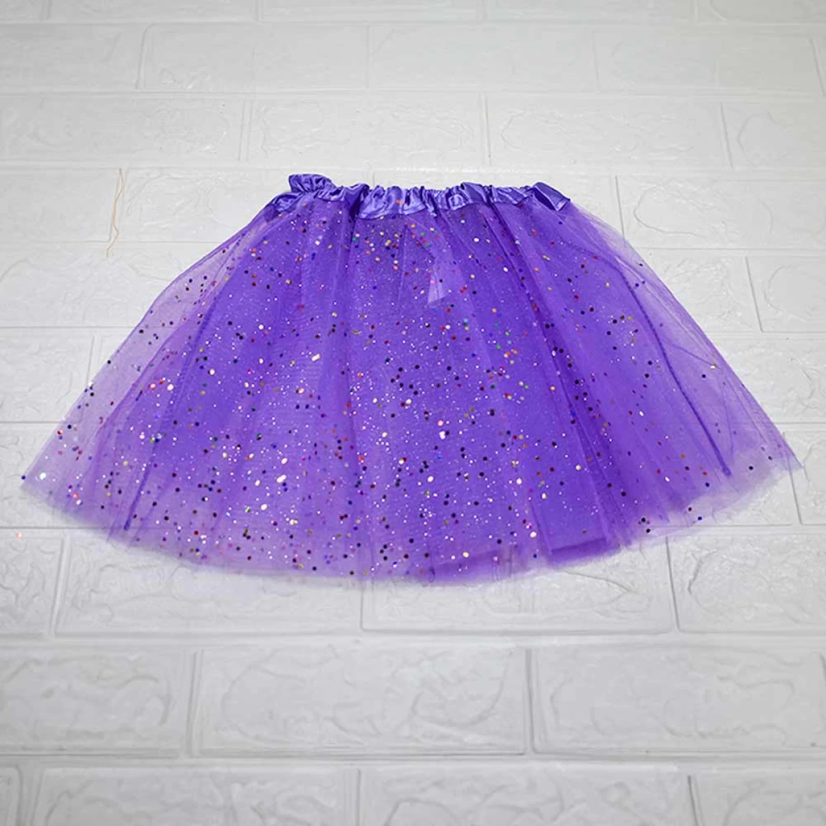 Falda Tutu Morada con Brillantes Pequeña – MN-2995