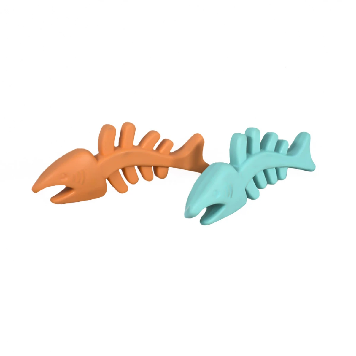 Juguete Masticable para Mascotas con Forma de Espina de Pescado