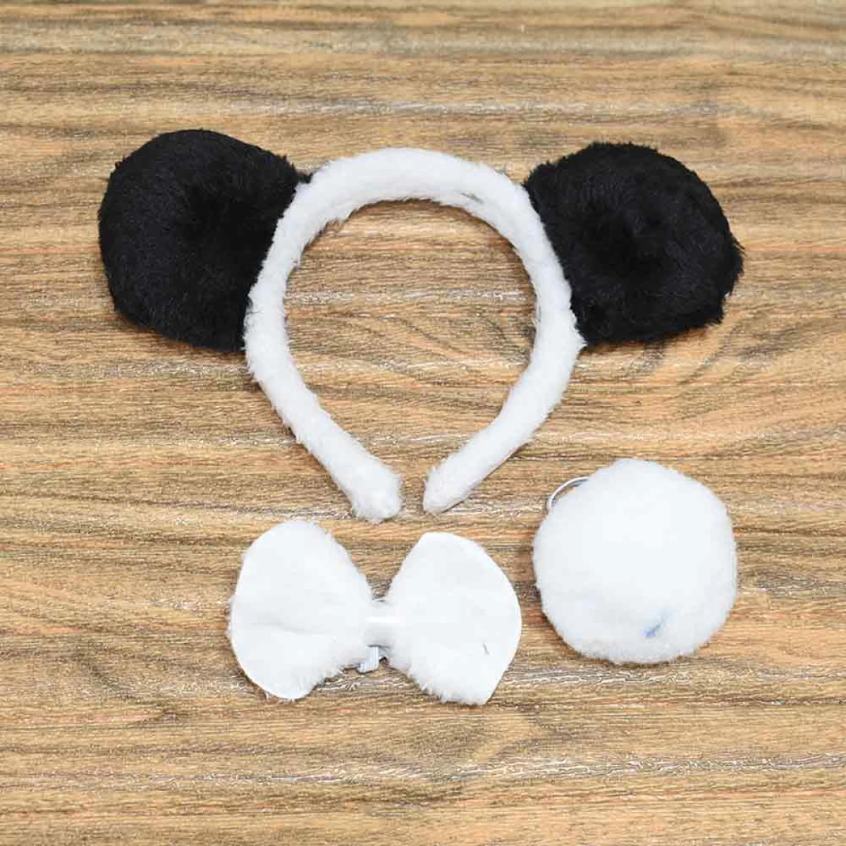 Set de Diadema y Corbatín Oso Panda – MN-2525