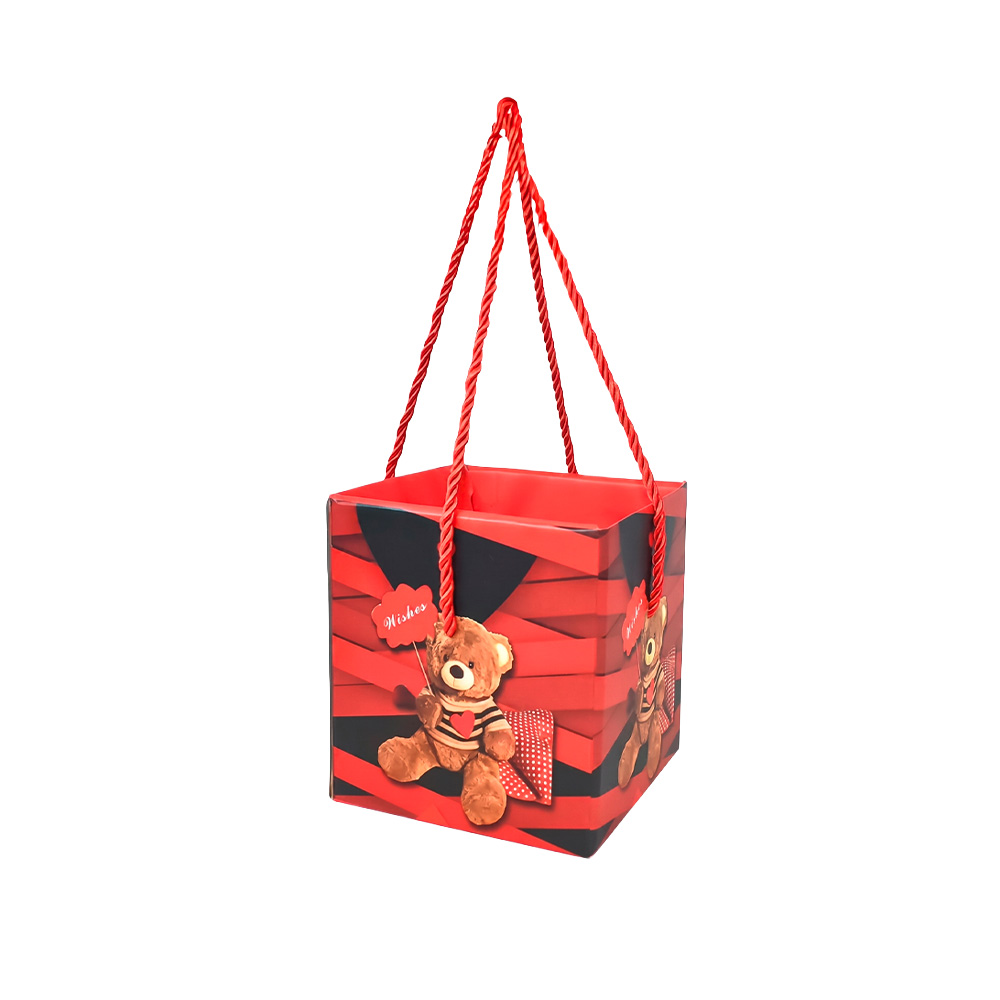 Caja de Regalo con Asas- 15CM X 15 CM - MN-2861