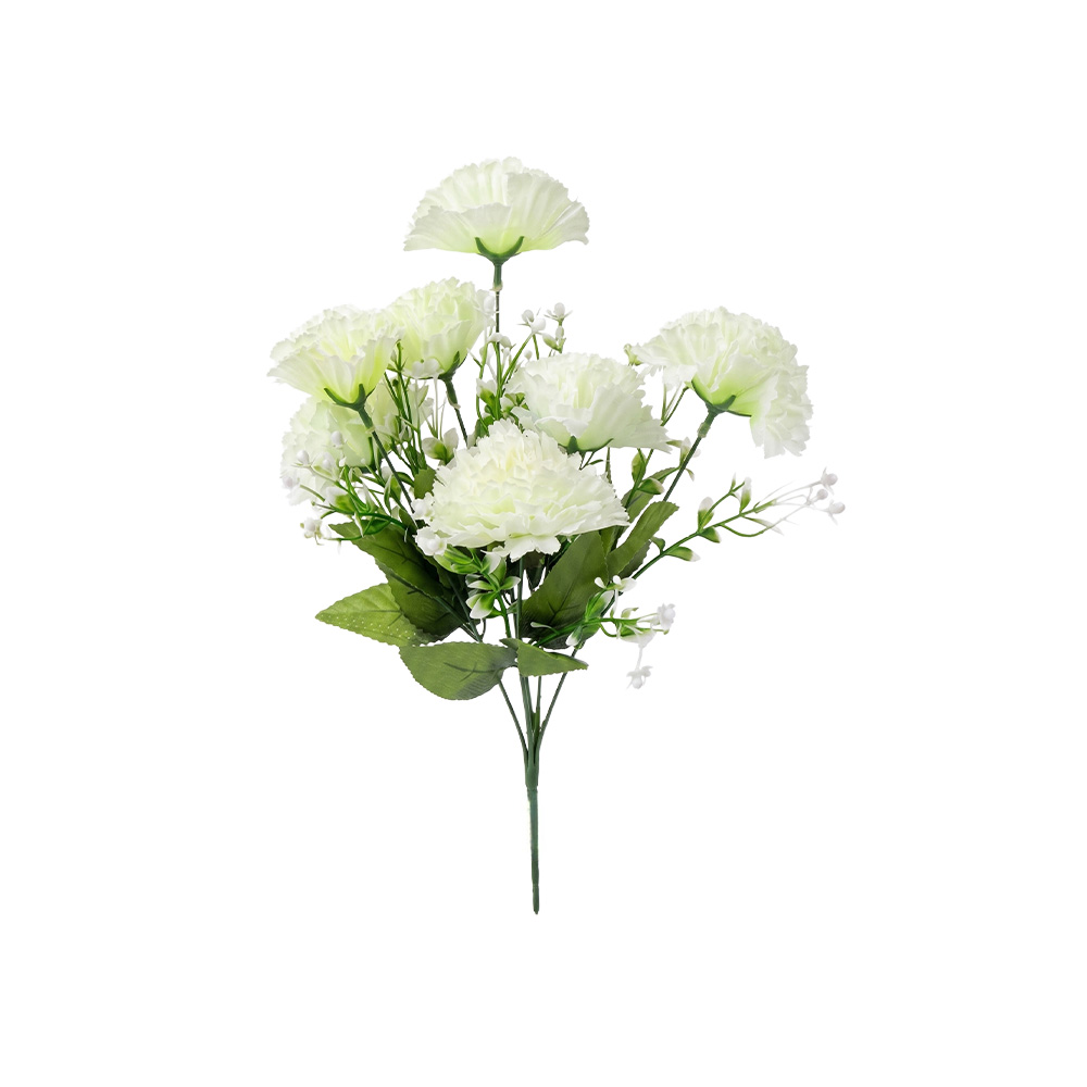 Ramo de Claveles Artificiales Decorativos por Unidad